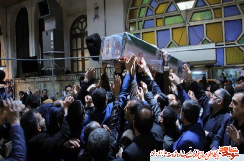 برگزارى مراسم وداع با پیکر شهید «سید مصطفی علمدار» در مصلای ساری