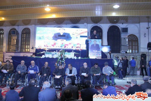 برگزارى مراسم وداع با پیکر شهید «سید مصطفی علمدار» در مصلای ساری