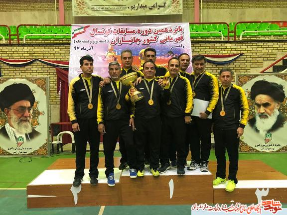 مسابقات ليگ برتر فوتسال جانبازان سراسر كشور در مازندران برگزار شد