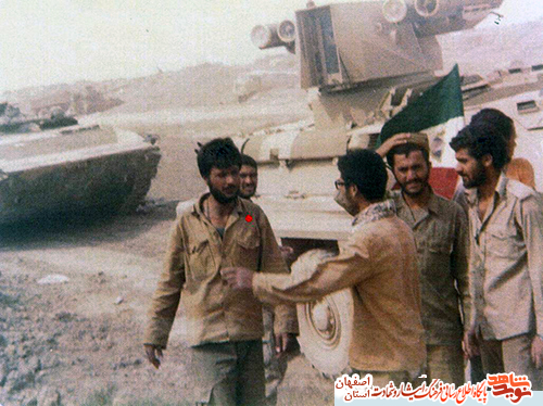 سردار شهید محمدباقر قادری فرمانده گردان زرهی تیپ25 کربلا
