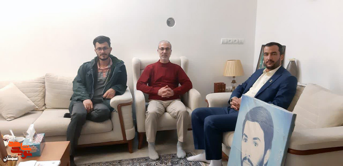 دیدار رئیس بنیاد شهید شاهرود با خانواده معزز شهید «محبوبی»