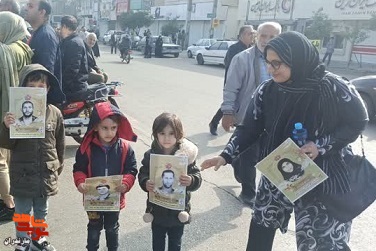 گزارش تصویری/ تمثال مبارک شهدا در راهپیمایی ۲۲ بهمن