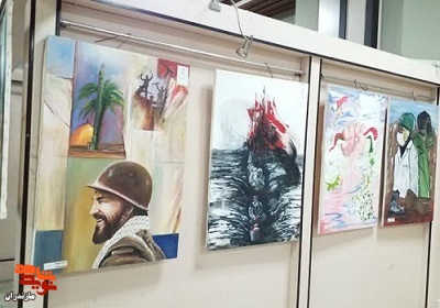 گزارش تصویری/ نمایشگاه هنر‌های تجسمی «ایثار» در ساری