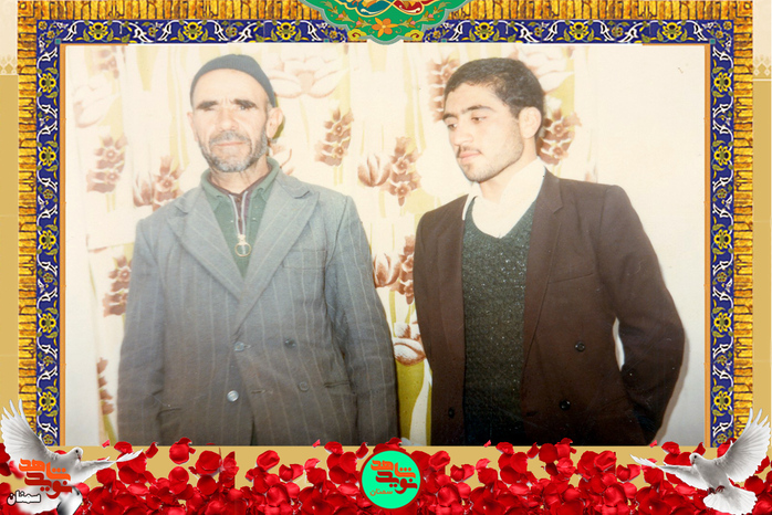 نفر سمت راست شهید محمدتقی خراسانی‌نژاد