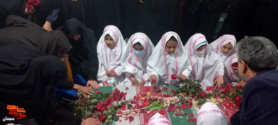 مراسم استقبال و وداع با شهید گمنام خوشنام - چهارم دی‌ماه ۱۴۰۱ شهرستان آرادان