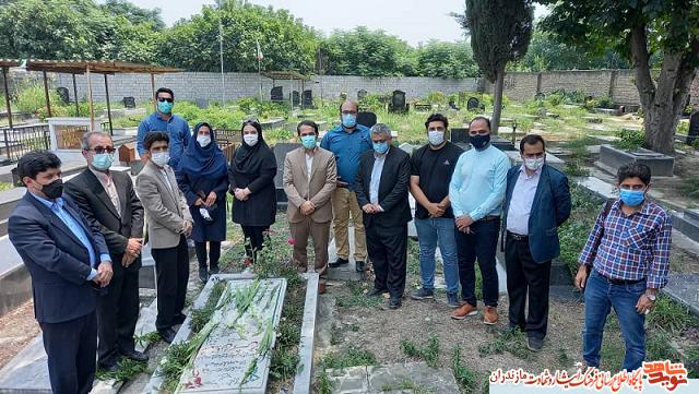 تجديد ميثاق با شهيد رسانه «زمان روشن بخش» در قائمشهر