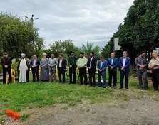 افتتاح گلزار شهدای روستای «صورت» شهرستان بابل