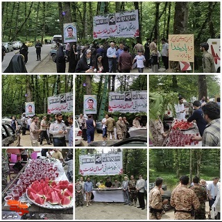 گزارش تصویری/ یادواره شهدای دالخانی و ترور در شهرستان رامسر برگزار شد