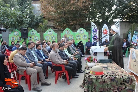 آئین رونمایی از المان سرداران شهید در شهرستان گلوگاه برگزار شد