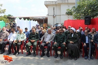 آئین رونمایی از المان سرداران شهید در شهرستان گلوگاه برگزار شد