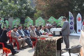 آئین رونمایی از المان سرداران شهید در شهرستان گلوگاه برگزار شد