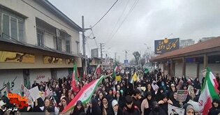 برگزاری راهپیمایی ٢٢ بهمن در محمودآباد