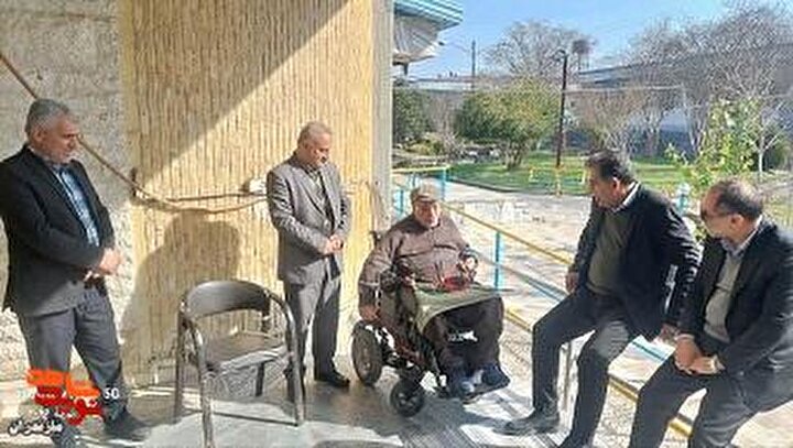 تصاویر/دیدار مدیرکل بنیاد مازندران با جانبازان نخاعی