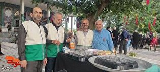 حضور معتمدین معین بنیاد شهید در گلزار شهدای «سید...