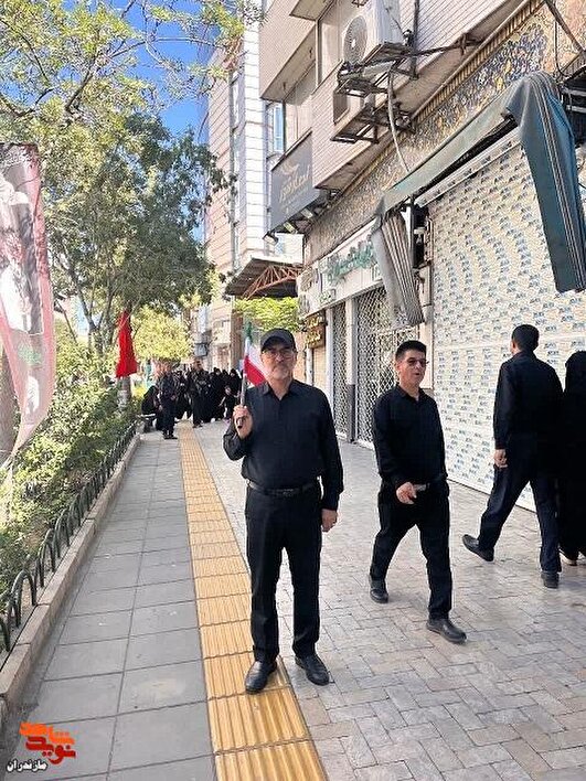 حضور مدیرکل بنیاد شهید مازندران در تشییع قائد شهید در مشهد/ تاکید بر تدوام راه رهبری