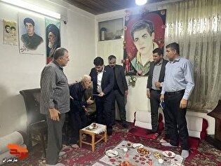 پیگیری مشکلات درمانی پدر شهید والامقام «ولی‌الله...