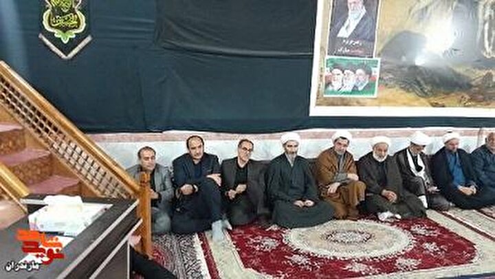 حضور مدیرکل بنیاد شهید مازندران در مراسم ترحیم درگذشت پدر شهید رستمی نیمچاهی...