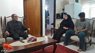 دیدار مدیرکل بنیاد مازندران با سه خانواده معظم...