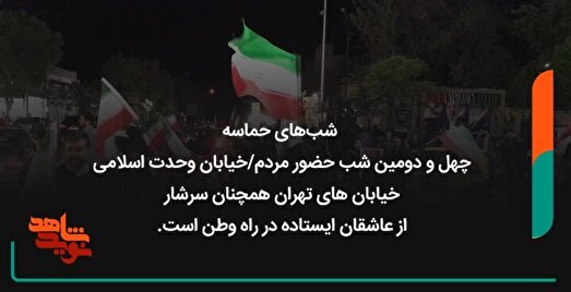 چهل و دومین شب حضور مردم/خیابان وحدت اسلامی