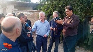 پیکر مادر شهیدان رشیدی در قائم شهر مازندران تشییع...