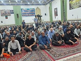 تکریم جایگاه والای مادران شهدا در مراسم ترحیم...