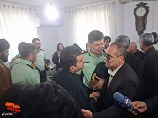 حضور مدیر کل بنیاد شهید مازندران در میان خانواده‌های...