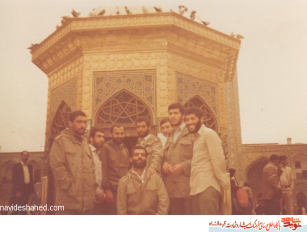 نفر اول سمت چپ- شهید فتح اله سعیدی