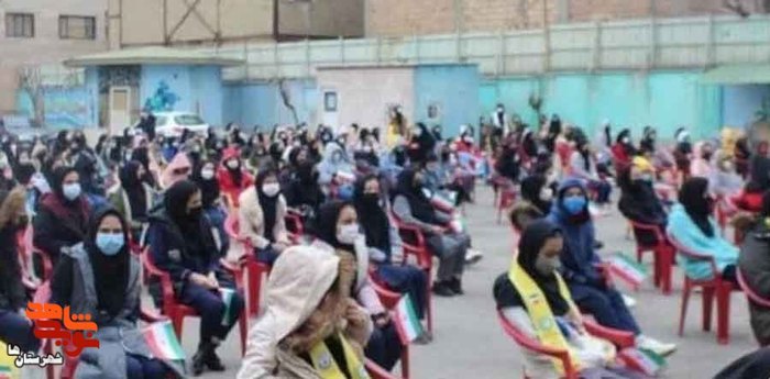 زنگ انقلاب در مدرسه مکتب الزهرا(س) شهرستان چهاردانگه